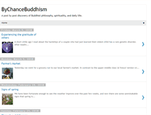 Tablet Screenshot of bychancebuddhism.blogspot.com