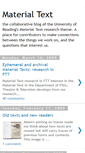 Mobile Screenshot of materialtext.blogspot.com