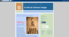 Desktop Screenshot of lavidademarianomelgar.blogspot.com