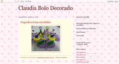 Desktop Screenshot of claudiabolodecorado.blogspot.com