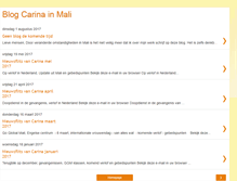 Tablet Screenshot of carinainmali.blogspot.com