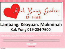 Tablet Screenshot of maiborongje-kakyong.blogspot.com