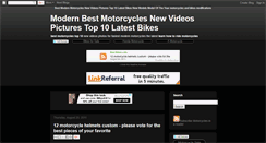 Desktop Screenshot of best-motorcycles.blogspot.com