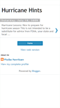 Mobile Screenshot of hurricanehints.blogspot.com