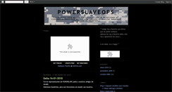 Desktop Screenshot of powerslaveops.blogspot.com