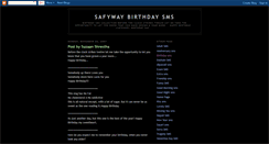 Desktop Screenshot of birthdaysms.blogspot.com