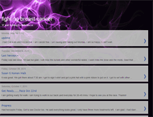 Tablet Screenshot of debra-fightingbreastcancer.blogspot.com