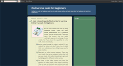 Desktop Screenshot of basictruecash.blogspot.com