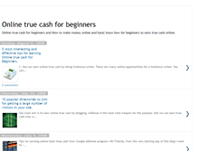 Tablet Screenshot of basictruecash.blogspot.com