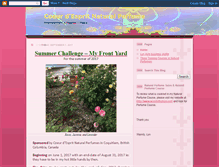 Tablet Screenshot of coeurdespritnaturalperfume.blogspot.com