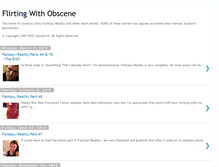 Tablet Screenshot of flirtingwithobscene.blogspot.com