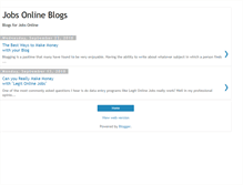 Tablet Screenshot of jobsonlineblogs.blogspot.com
