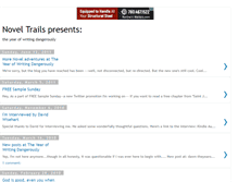 Tablet Screenshot of noveltrails.blogspot.com