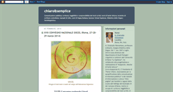 Desktop Screenshot of chiaroesemplice.blogspot.com