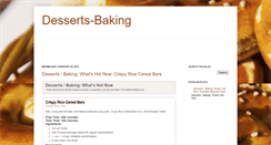 Desktop Screenshot of desserts-baking.blogspot.com