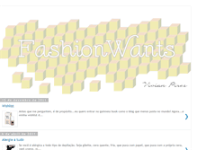 Tablet Screenshot of fashionwants.blogspot.com