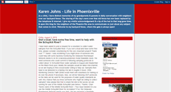 Desktop Screenshot of karenjohns4phoenixvilleboroughcouncil.blogspot.com