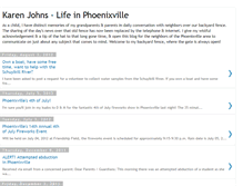 Tablet Screenshot of karenjohns4phoenixvilleboroughcouncil.blogspot.com