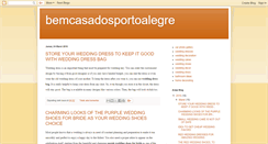 Desktop Screenshot of bemcasadosportoalegre.blogspot.com