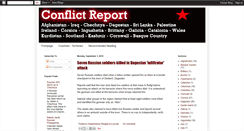 Desktop Screenshot of conflictreport.blogspot.com