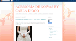 Desktop Screenshot of acessoriadeeventosbycarladiogo.blogspot.com