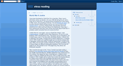 Desktop Screenshot of elexareading.blogspot.com