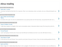 Tablet Screenshot of elexareading.blogspot.com