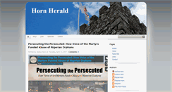 Desktop Screenshot of hornherald.blogspot.com