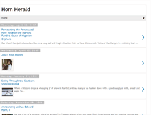 Tablet Screenshot of hornherald.blogspot.com