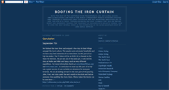 Desktop Screenshot of boofingtheironcurtain.blogspot.com