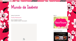 Desktop Screenshot of mundodaisabele.blogspot.com