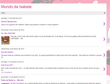 Tablet Screenshot of mundodaisabele.blogspot.com