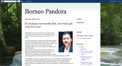 Desktop Screenshot of borneopandora.blogspot.com