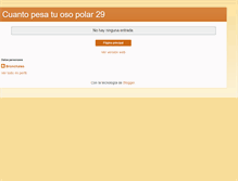 Tablet Screenshot of cuantopesatuosopolar.blogspot.com