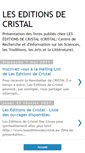 Mobile Screenshot of leseditionsdecristal.blogspot.com