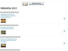Tablet Screenshot of paranoia2012.blogspot.com