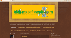 Desktop Screenshot of malerfreundecom.blogspot.com