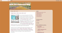 Desktop Screenshot of ncph2011.blogspot.com