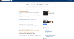 Desktop Screenshot of negativoconstruido.blogspot.com