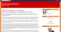 Desktop Screenshot of nuevosocialismops.blogspot.com