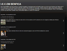 Tablet Screenshot of iecembenfica.blogspot.com