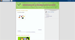 Desktop Screenshot of informaticaparalosninos.blogspot.com