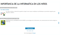 Tablet Screenshot of informaticaparalosninos.blogspot.com