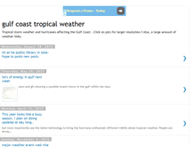 Tablet Screenshot of gulfcoasttropicalweather.blogspot.com