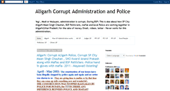 Desktop Screenshot of aligarh-cheap-police.blogspot.com