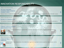 Tablet Screenshot of innovationresponsability.blogspot.com