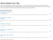 Tablet Screenshot of free-home-health-care-tips.blogspot.com
