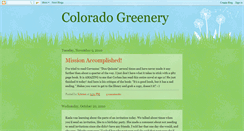 Desktop Screenshot of coloradogreenery.blogspot.com