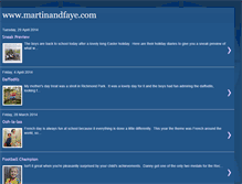 Tablet Screenshot of martinandfaye.blogspot.com