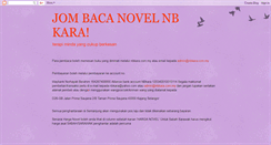 Desktop Screenshot of novelnbkara.blogspot.com